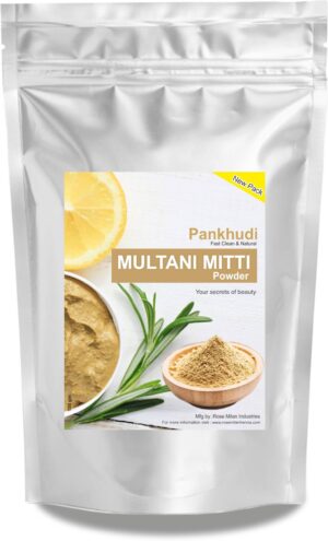 Pure Multani Mitti (Fuller’s Earth) Powder – 100gm | For Hair & Skin Care